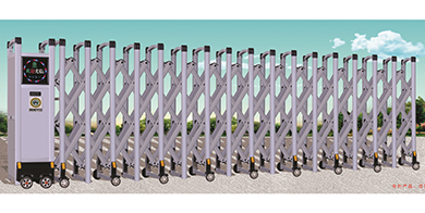 鋅鋼電動伸縮門 SOOYII-X-8.6