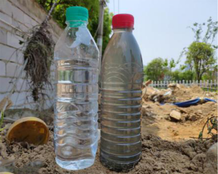 南昌紅谷灘新區(qū)超磁分離河道治理項目-進出水質(zhì)對比